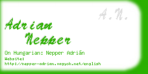 adrian nepper business card